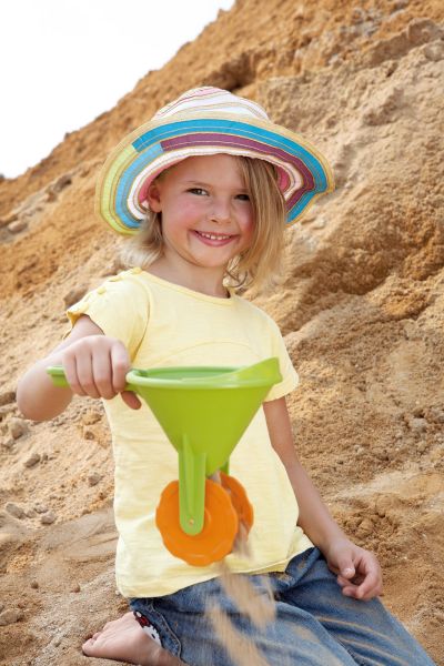 Sand- u. Wasserspielzeug Hand-Sandmühle f. Kinder ab 3 Jahren