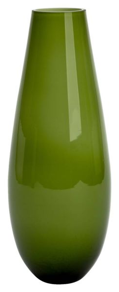 Glas-Vase grün &quot;Retro&quot;, D 11 cm, H 30 cm